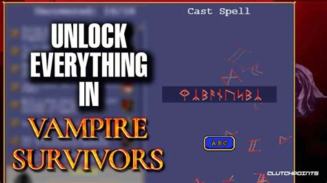 vampire survivors secret codes|Vampire Survivors Cheat Codes (Full List)